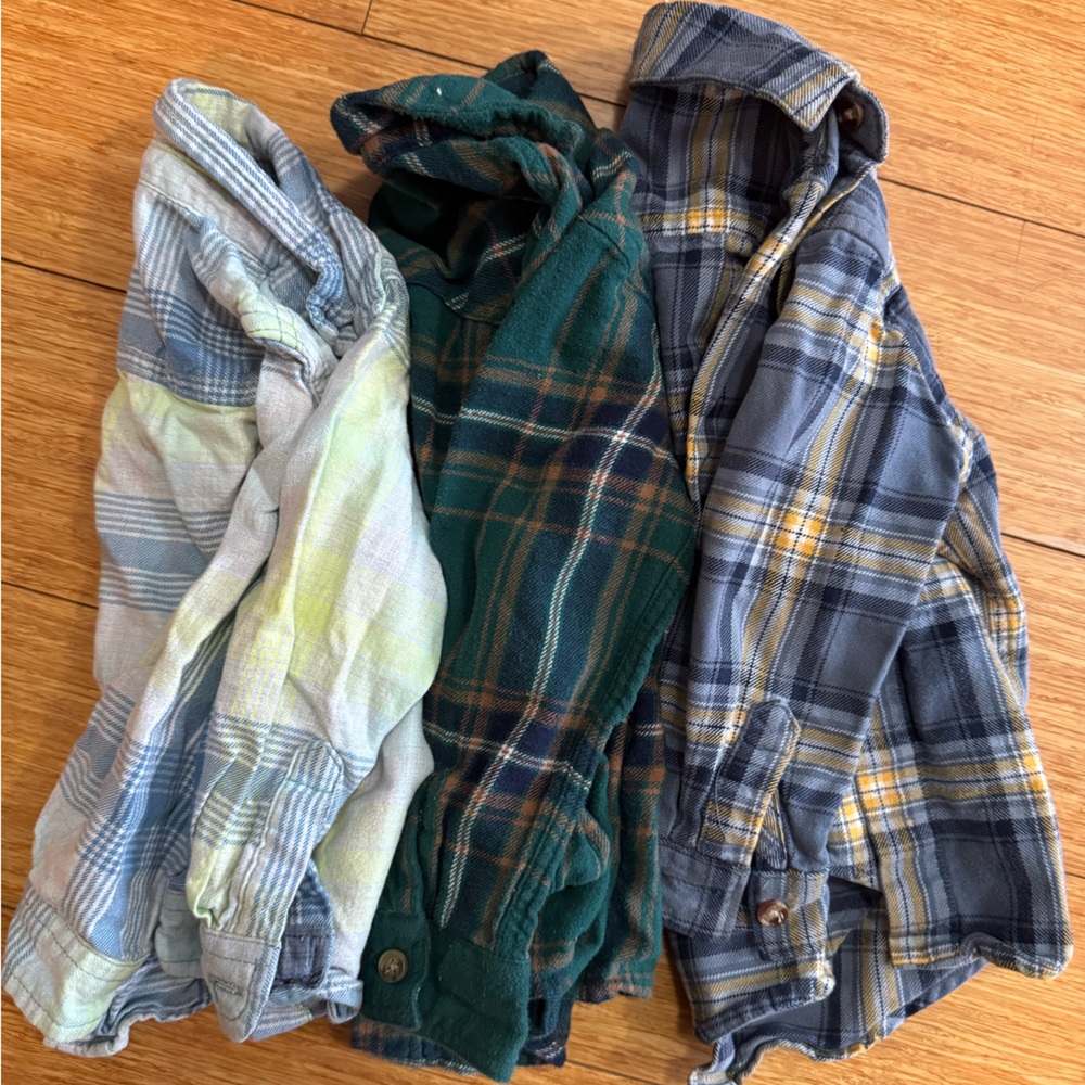 Plaid Flannel Shirt Bundle